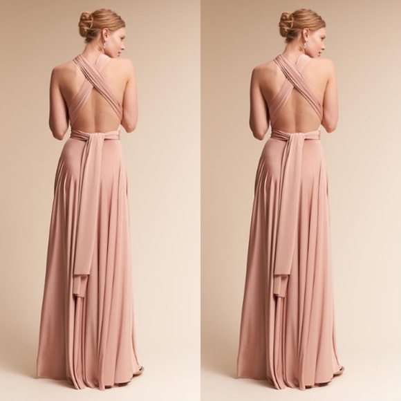 BHLDN Twobirds Ginger Convertible Maxi Dress - Picture 3 of 9